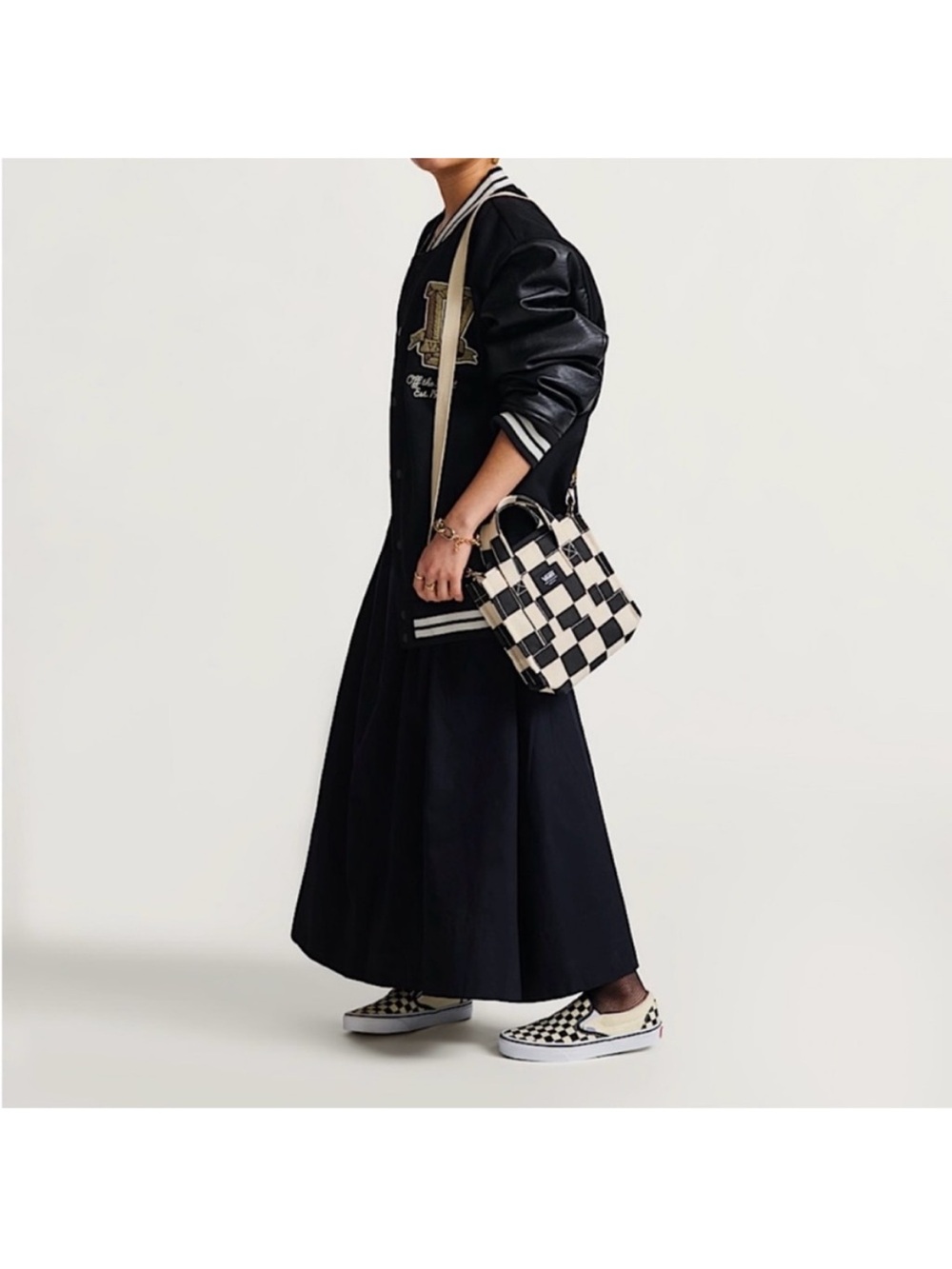Vans Lil Pergs Checkerboard Tote Bag - Picture 4 of 11